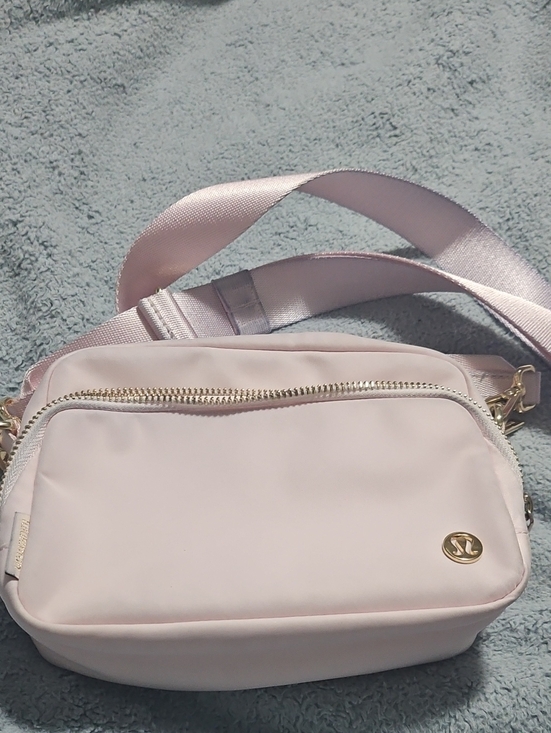 lululemon athletica Handbags - lululemon athletica Light Pink Crossbody Bag with Wide Strap